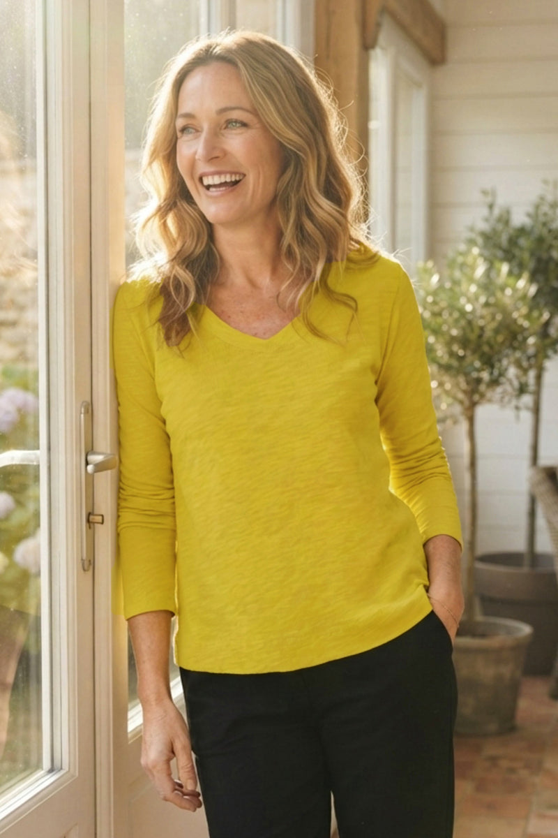 Peruvian Cotton Sedona Tee — pearl