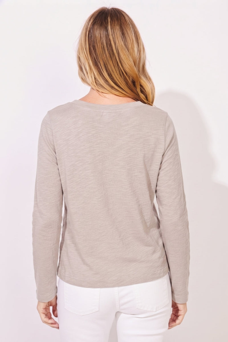 Peruvian Cotton Sedona Tee — pearl
