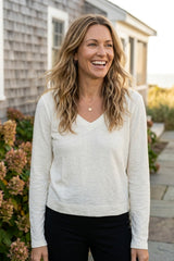 Peruvian Cotton Sedona Tee — pearl