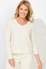 Peruvian Cotton Sedona Tee — pearl
