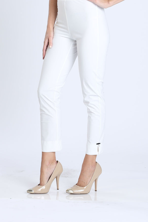 Easy Pull-On Pearl Detail Ankle Pant - 1005P