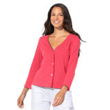 Textured Cotton Short Jacket - 10060