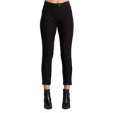 Pull-On Denim Leggings in Black - FC-101-BLK