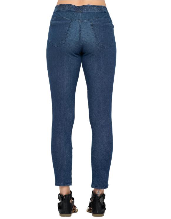 Leggings w/ Back Pockets in Indigo Denim -  FC-105-IND