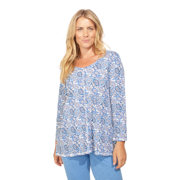 Escape by Habitat Stamped Paisley Tunic - 19318