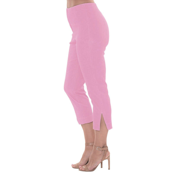 "Sidney" Denim Capri in Pink Lemonade - SID-PNK