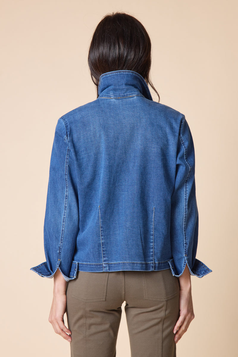 Habitat Stretch Denim Embroidered Jacket - 11411