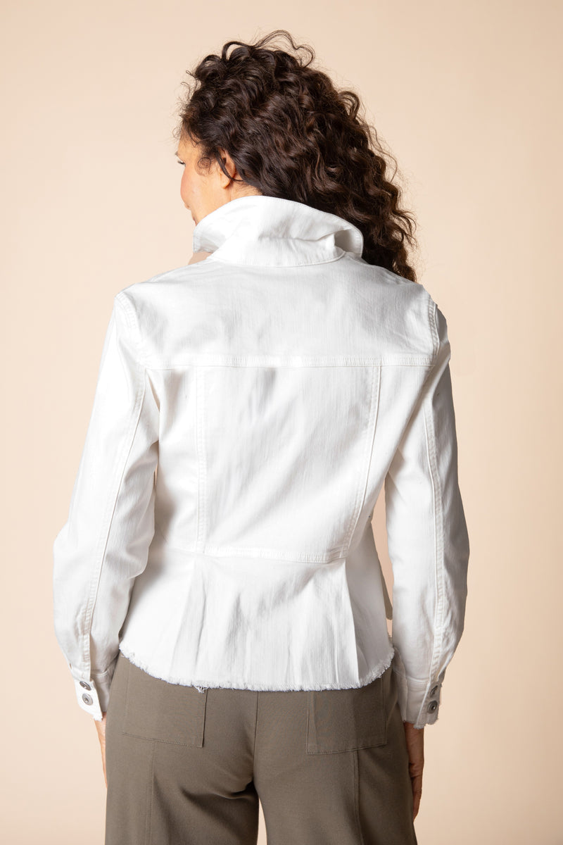 Habitat Stretch Denim Peplum Jacket - 11415