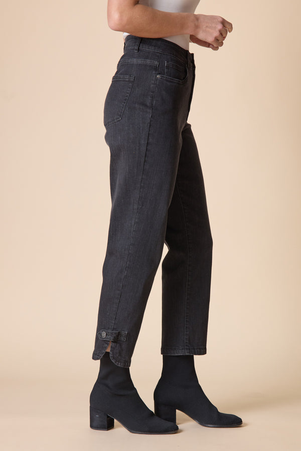 Habitat Stretch Denim Button Tab Hem Jean - 11476