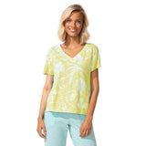 Peruvian Cotton Vintage Scroll Tee - 11600
