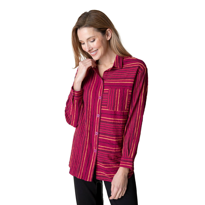 Habitat Change Your Stripes Boyfriend Pocket Shirt - 45810