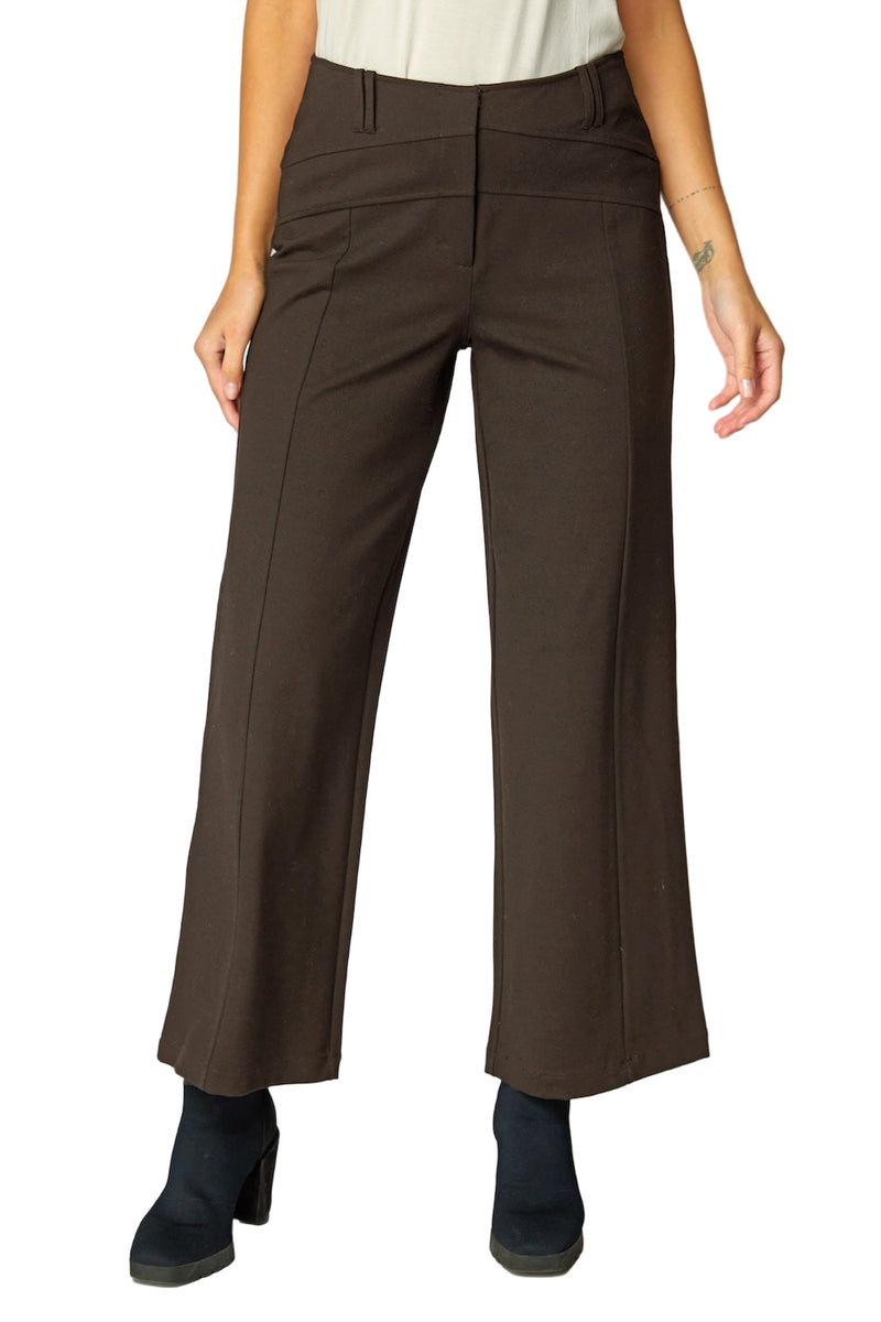 Ponte Wide Leg Pant- 120281