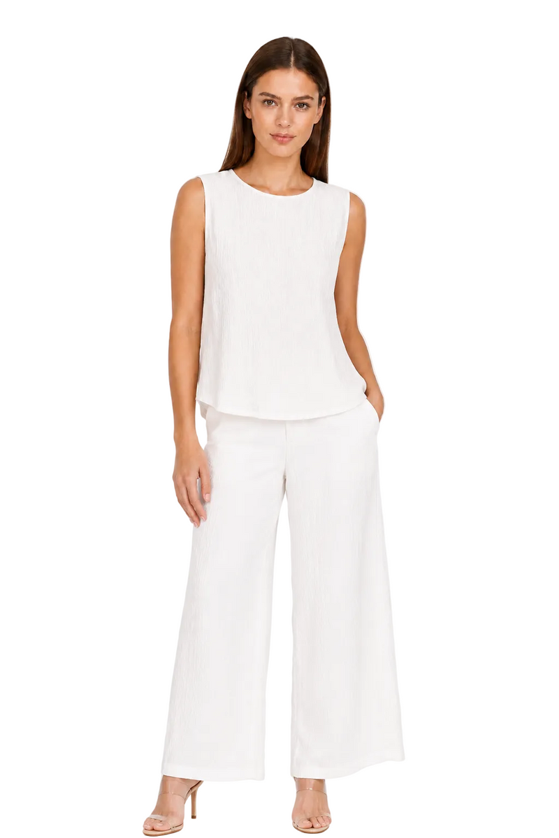 Wide-Leg Crinkle Pant - 1223