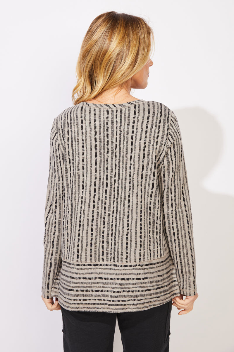 Canyon Stripe Easy Tee - 12244