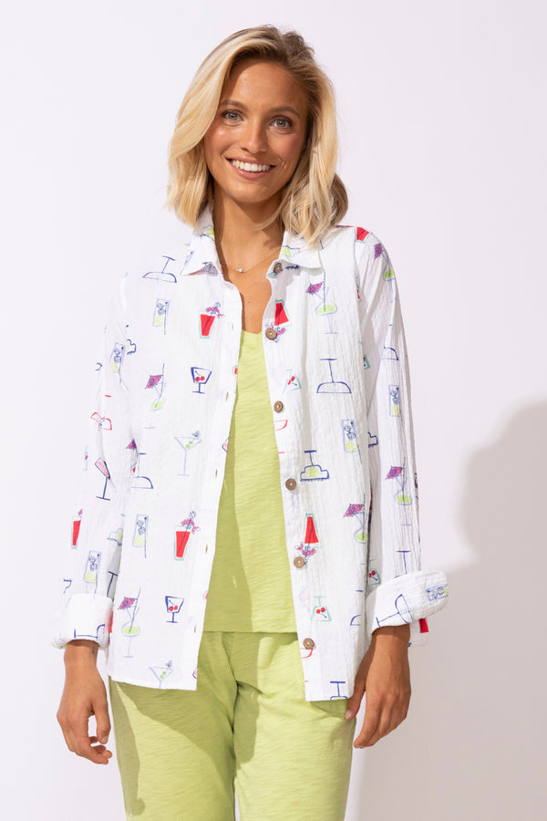 Cocktails Pool Party Shirt - 12311