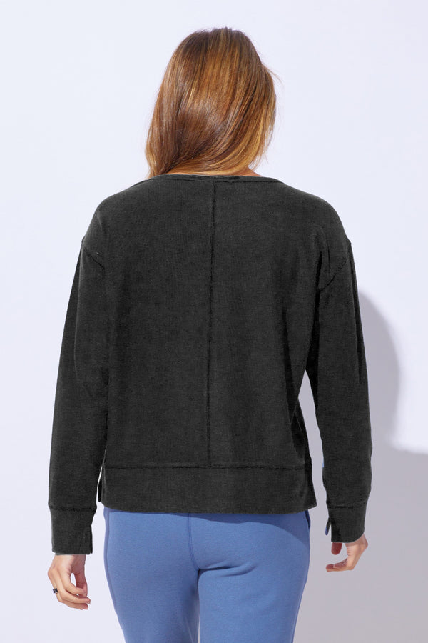 Soft Rib-Knit Pullover - 13205
