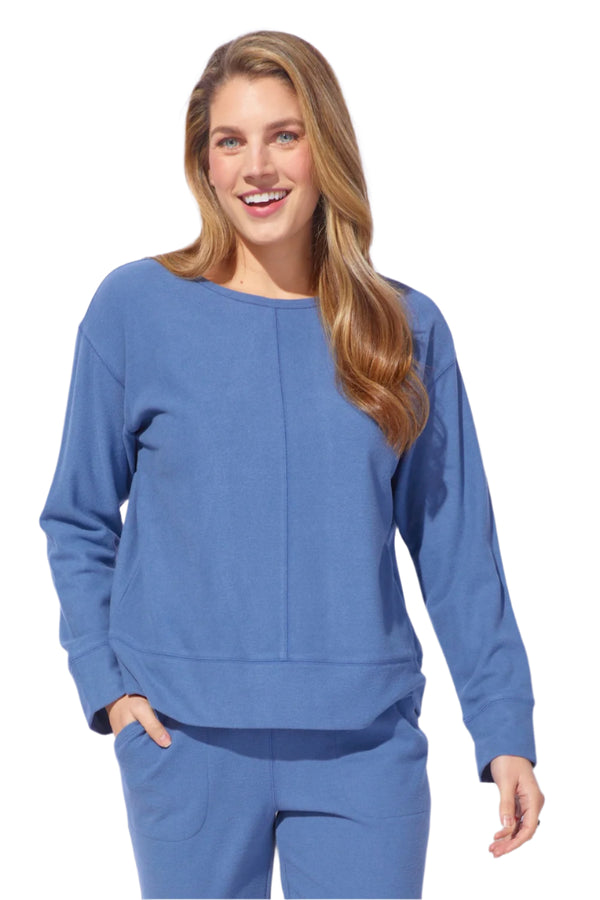 Buttery Rib Knit Snuggly Pullover - 13205