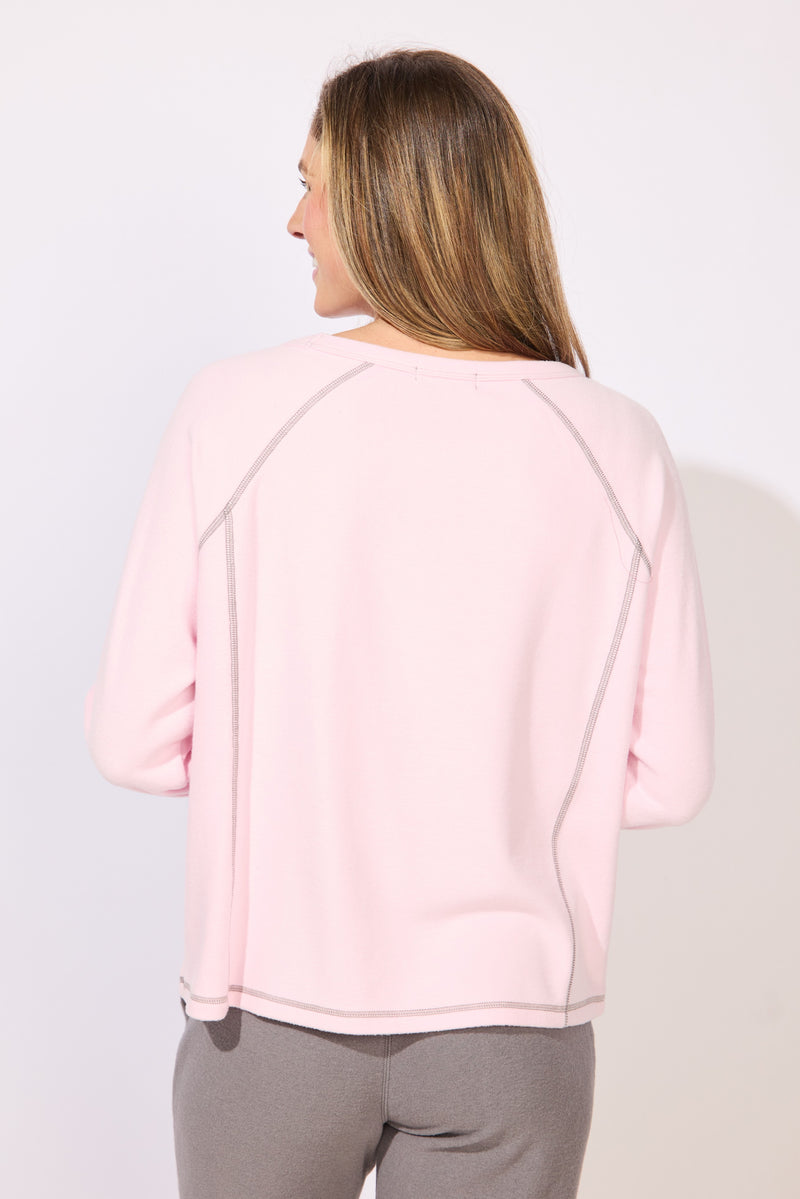 Buttery Rib Knit Raglan - 13210