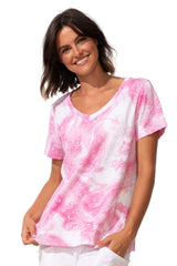 Peruvian Cotton Ocean Marble Tee - 13500