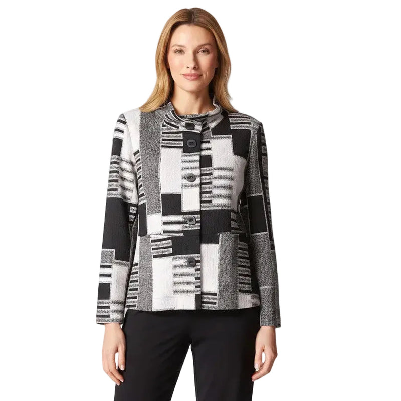 Soft Knit Colorblock Jacket - 13519 - Size L Only!