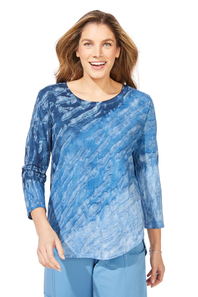 Mystic Dyed High Lo Tee - 13704
