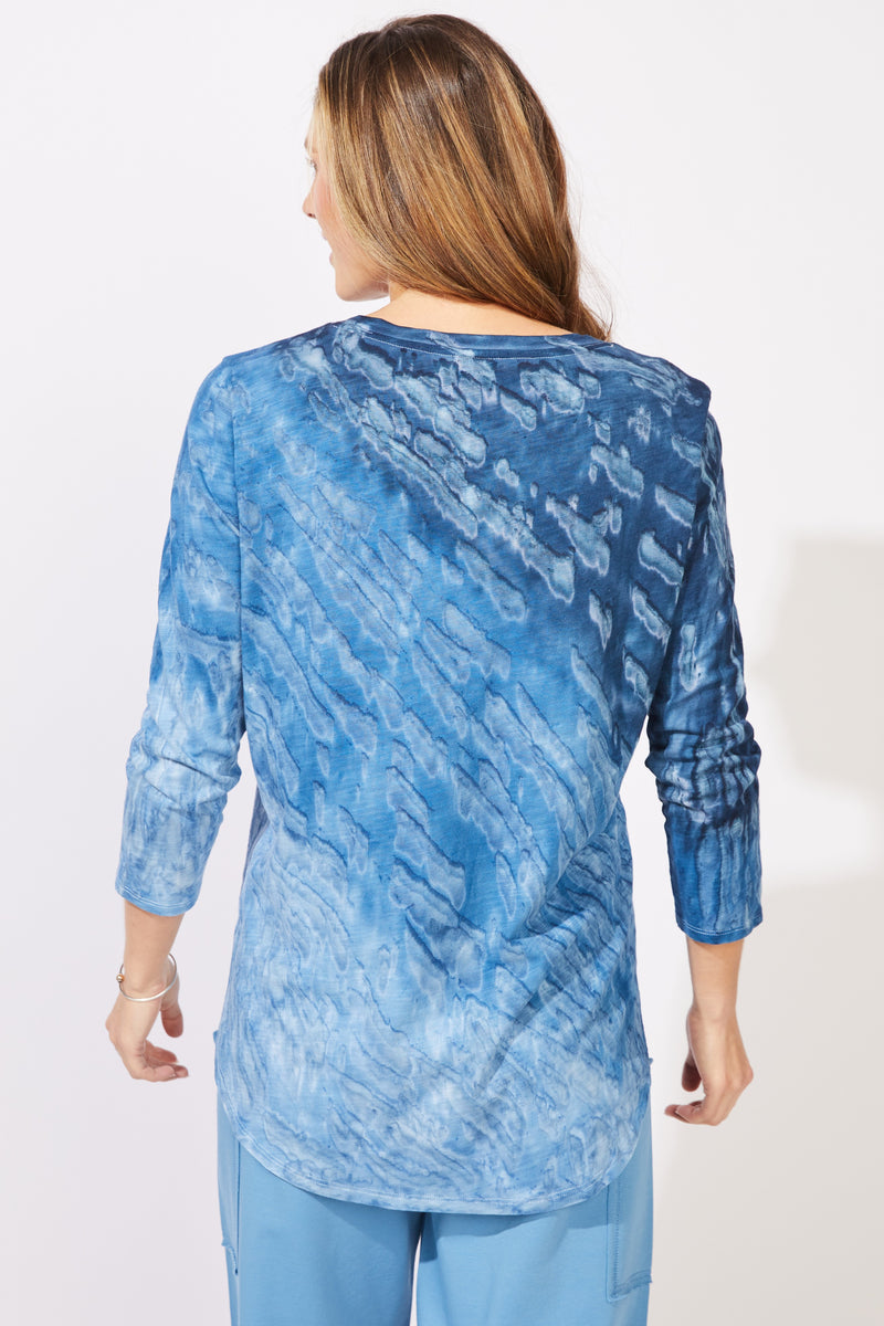 Mystic Dyed High Lo Tee - 13704