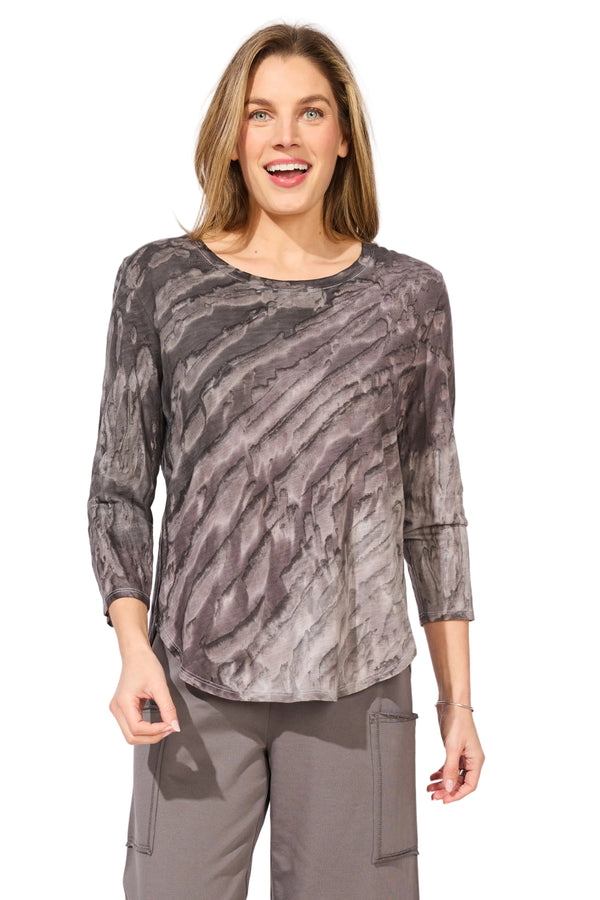 Mystic Dyed High Lo Tee - 13704