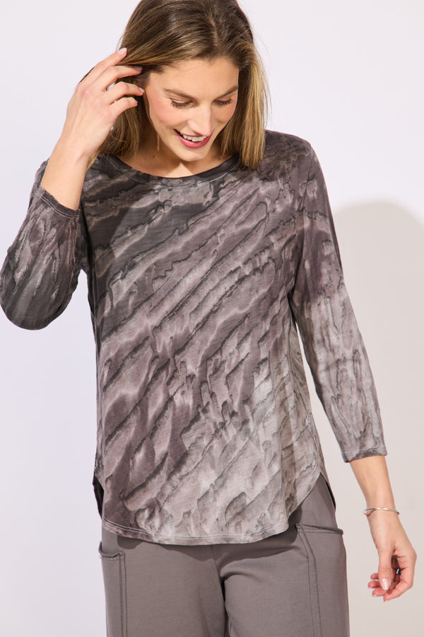 Mystic Dyed High Lo Tee - 13704