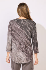 Mystic Dyed High Lo Tee - 13704