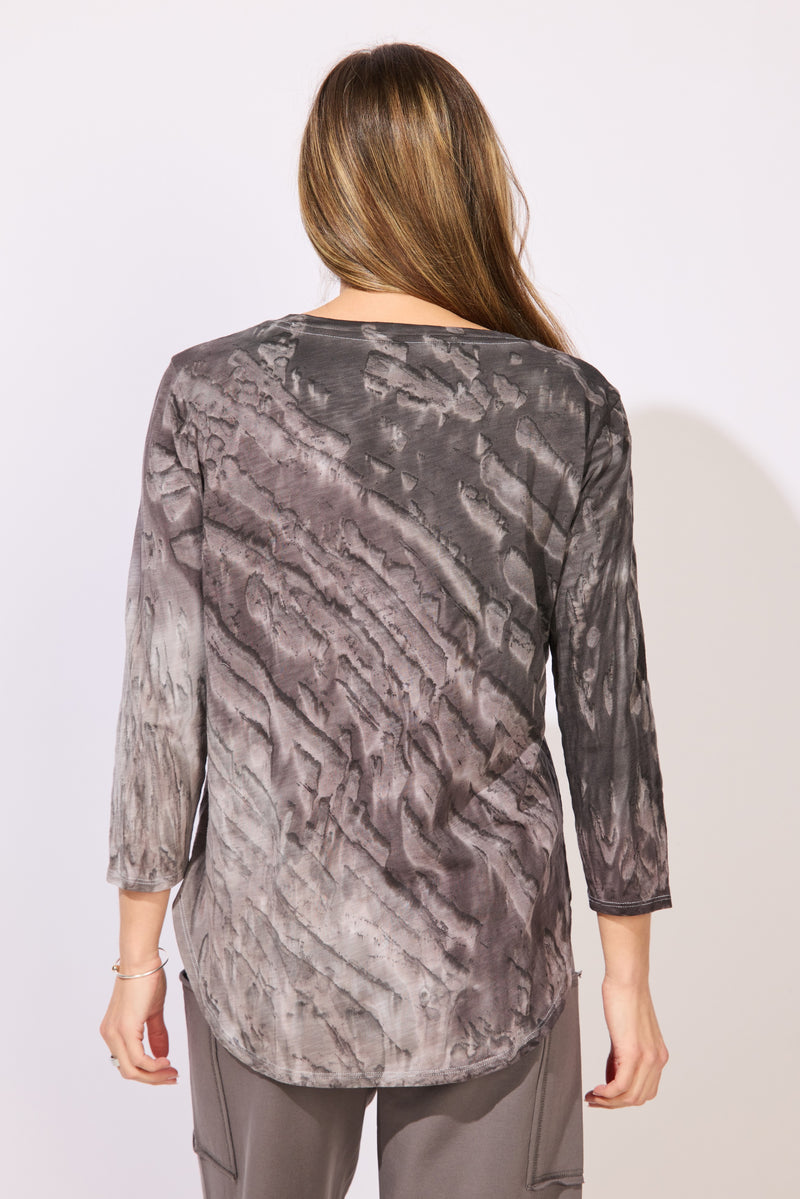Mystic Dyed High Lo Tee - 13704