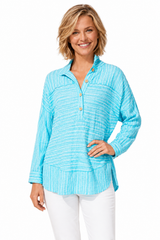 Bali Stripe Seaside Pullover - 13965
