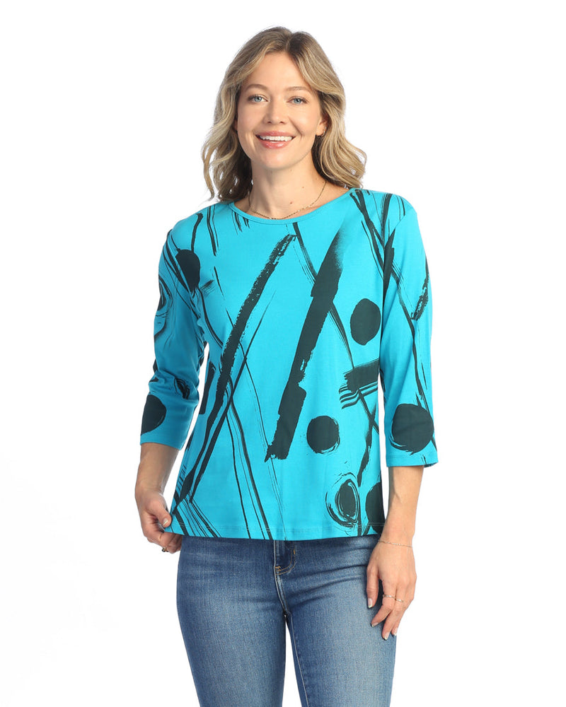 Jess & Jane "Bimba" Abstract Top - 14-1501