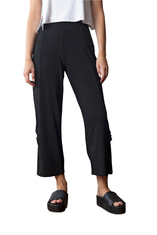 Foundation Knit Side Pleat Pant- 140276