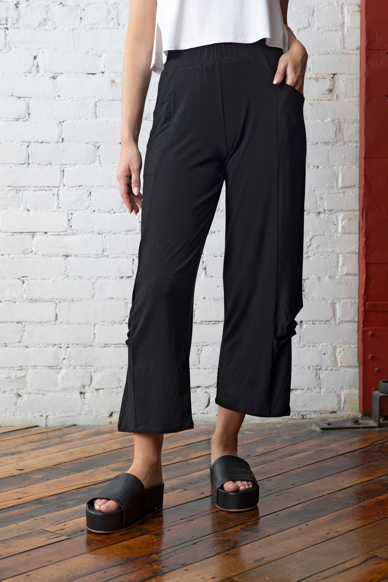 Foundation Knit Side Pleat Pant- 140276