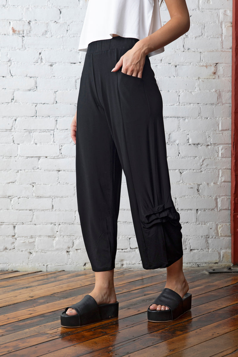 Foundation Knit Side Pleat Pant- 140276