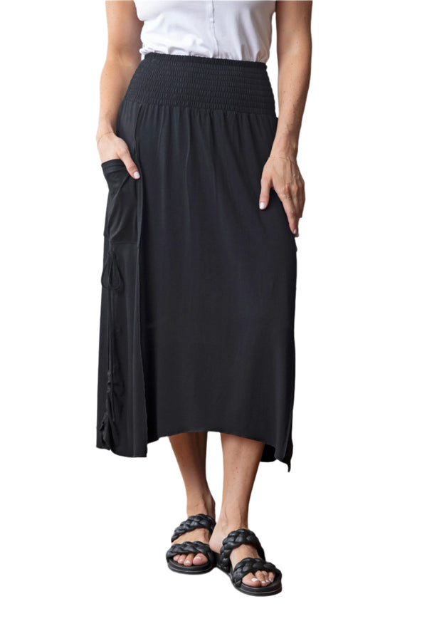 Foundation Knit Ruched Skirt- 140801