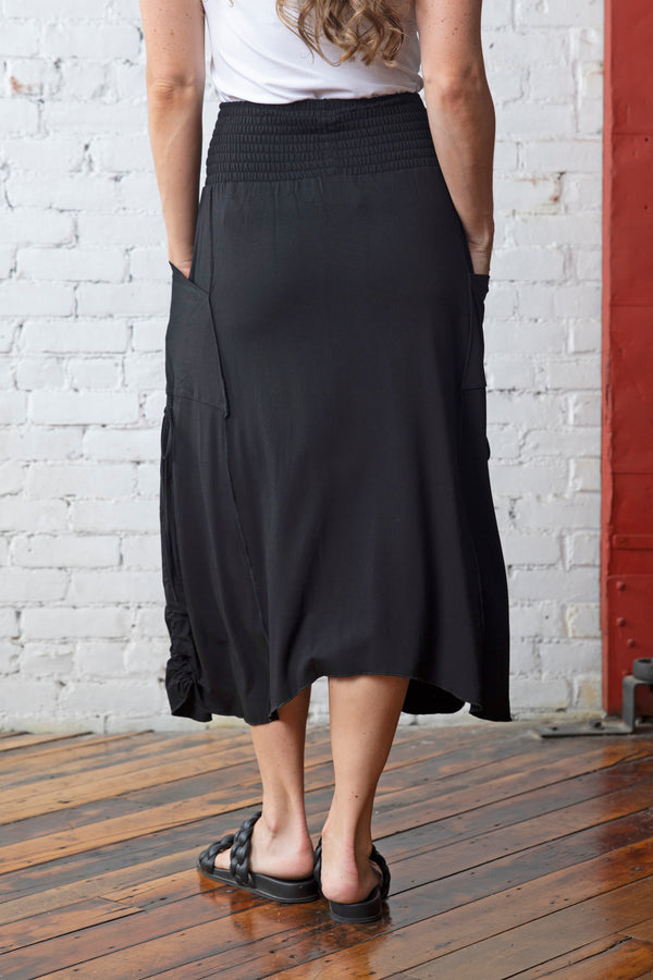 Foundation Knit Ruched Skirt- 140801