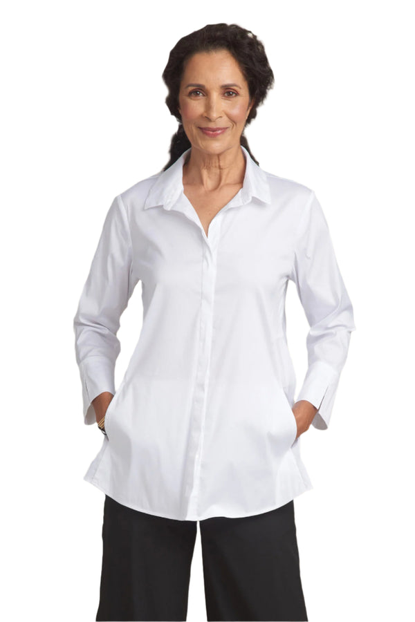 The "One" Shirt in White - 15019-WHT