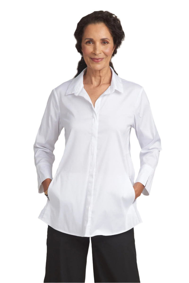 The "One" Shirt in White - 15019-WHT