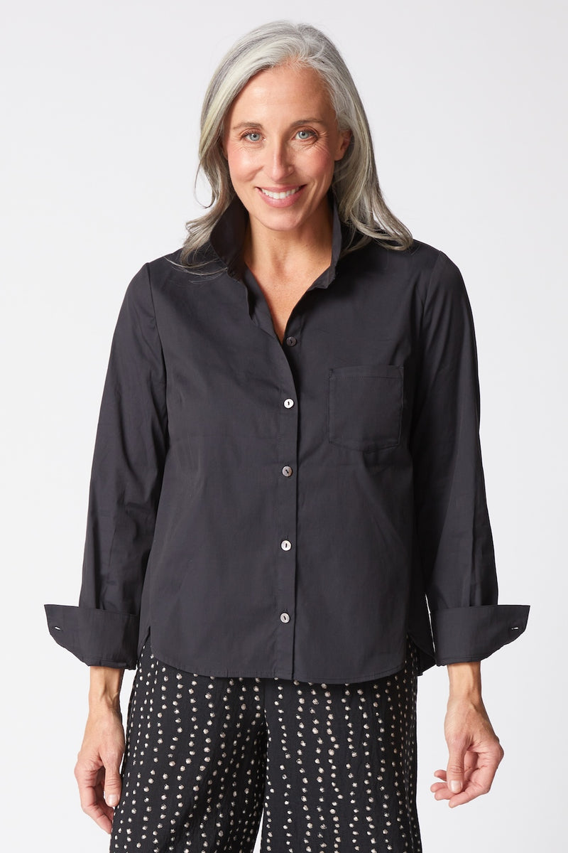 Shaped Hem Shirt - 15024