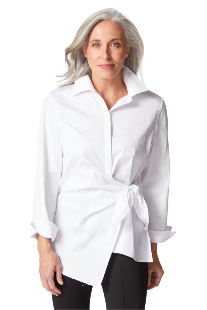 Side Twist Tie Shirt - 15075