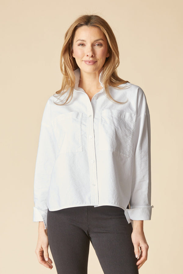 Perfect Travel Shirts Boxy Boyfriend Shirt - 15301