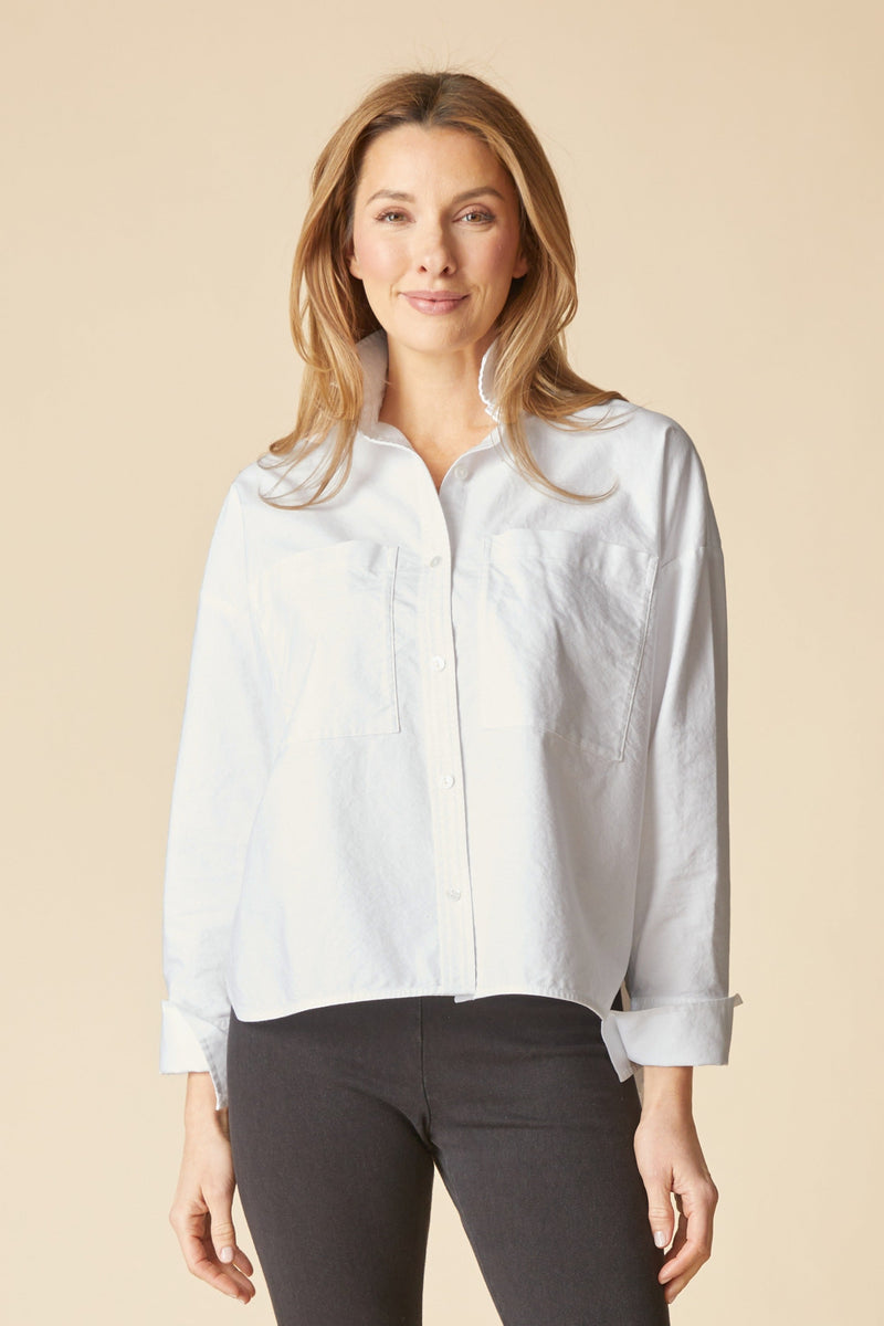 Perfect Travel Shirts Boxy Boyfriend Shirt - 15301