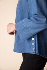 Habitat Half Placket Pullover - Medium Denim - image 2