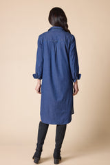 Habitat Cafe Midi Dress - Dark Denim - image 3