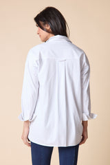 Perfect Travel Knit Mix Boyfriend Shirt - 15603