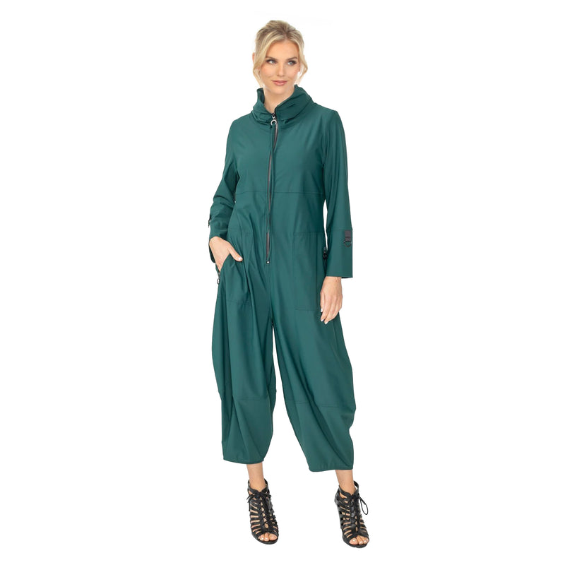 IC Collection Fashion Forward Jumpsuit in Green - 3297JS-GN