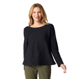 Rib-Textured Cotton Top - 16030