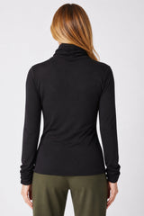 Soft Ribbed Cotton Turtleneck - 16412