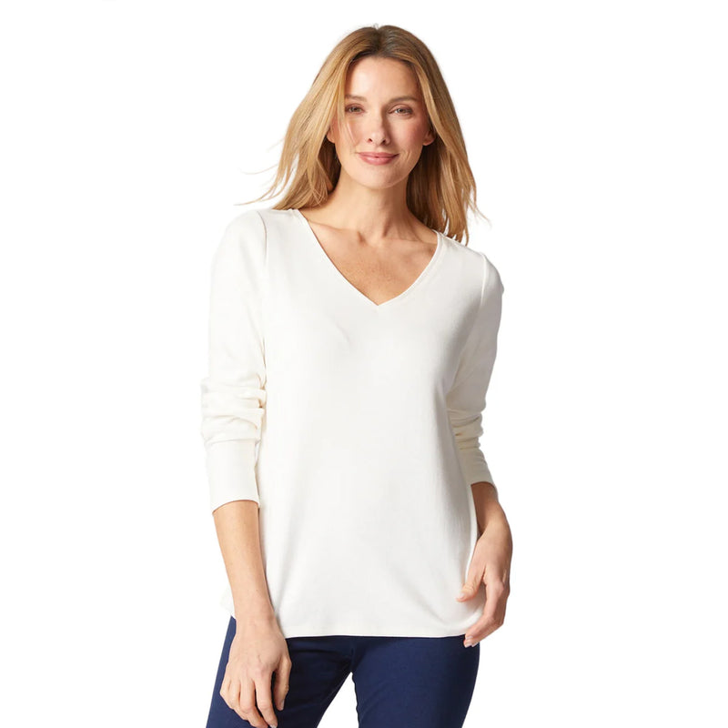 Easy V Neck Tee - 16451